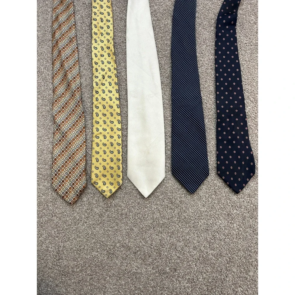 Business Casual Vintage Style Necktie Lot Mens Mixed Colors Good Patterned 5pc